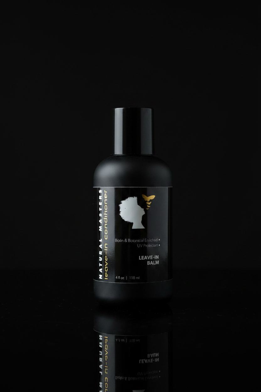 Natural Masters Leave-In Balm - New Photo Black Background
